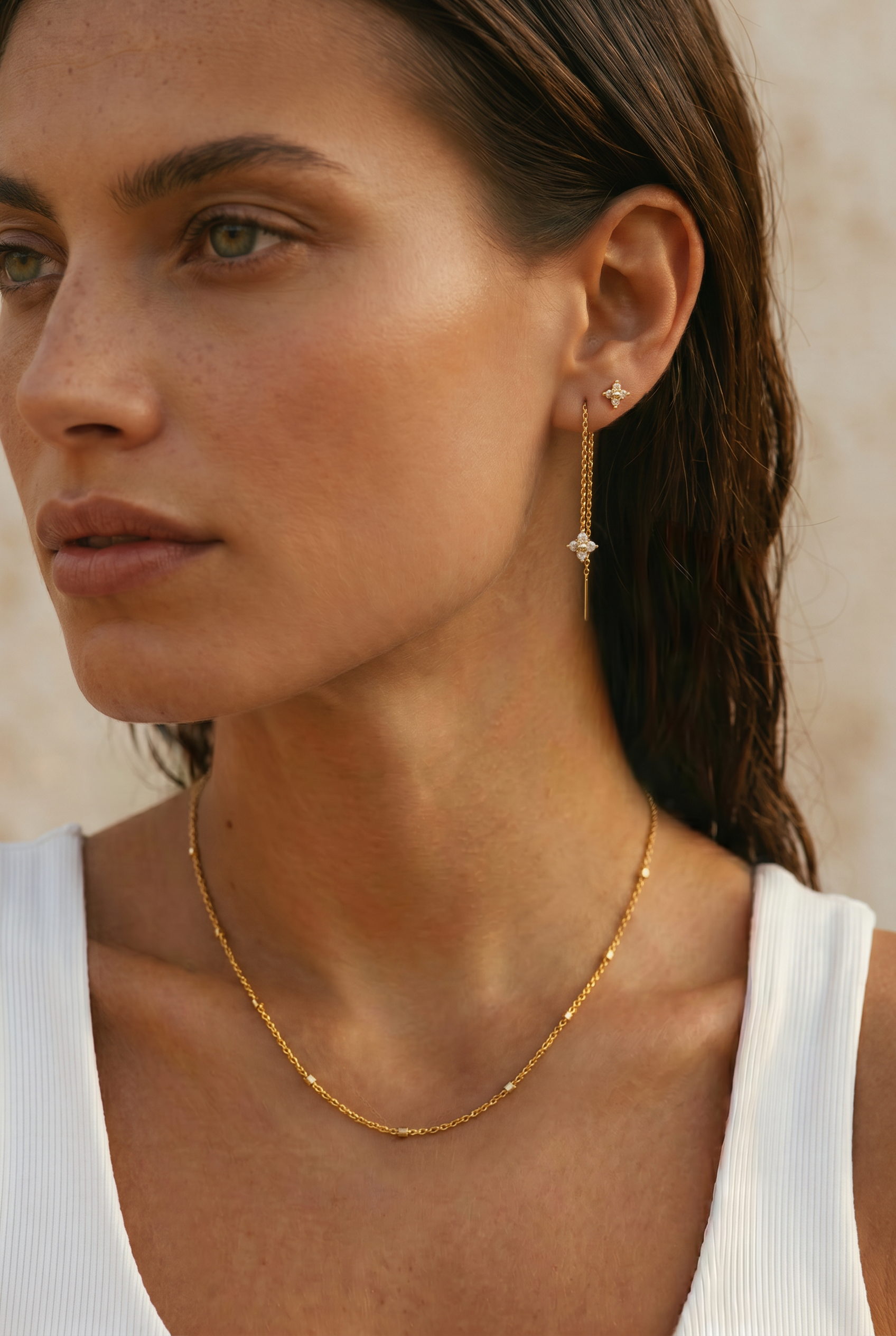Daffodil Post Earrings