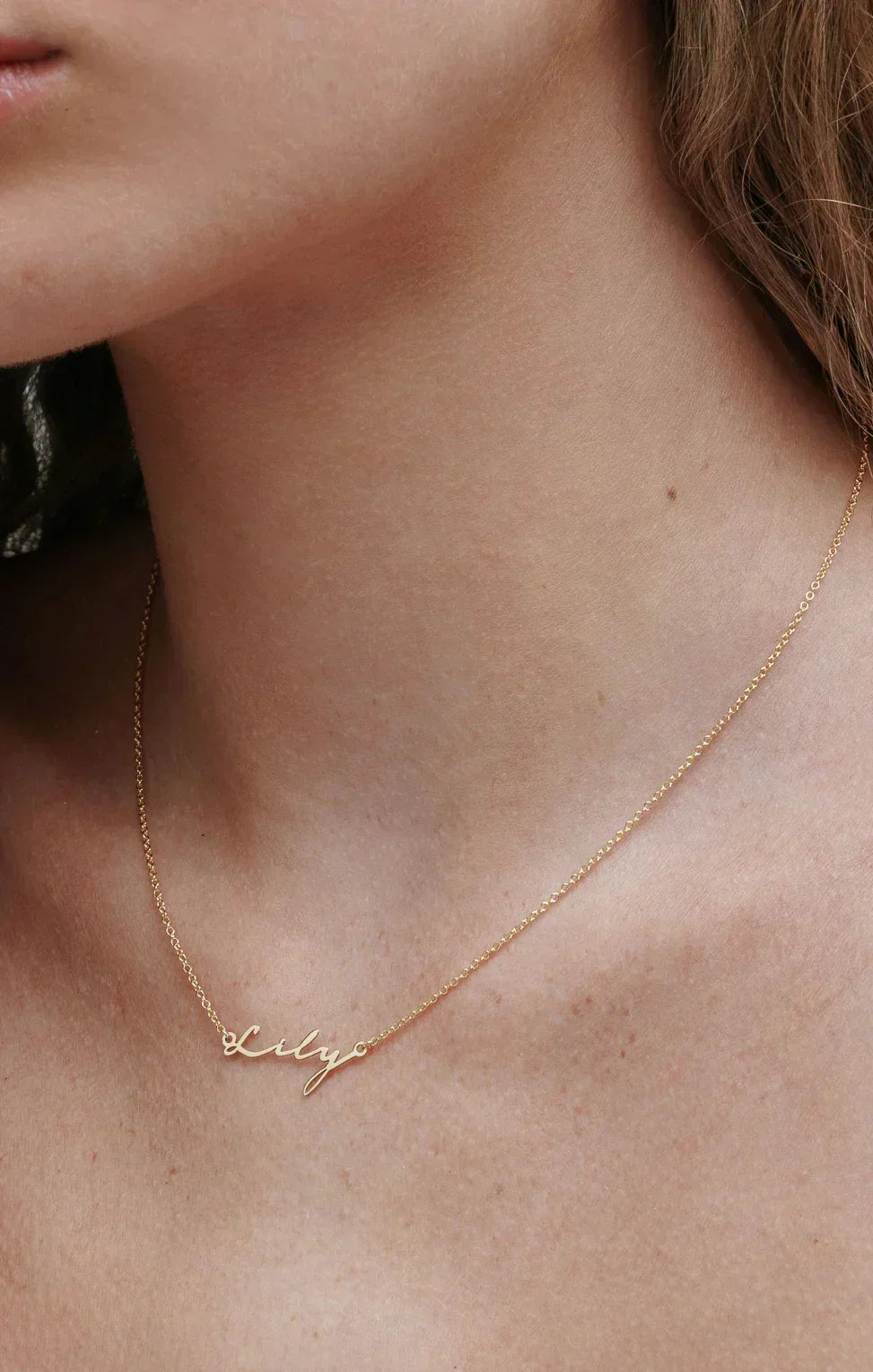 Custom Name Necklace in 14K gold