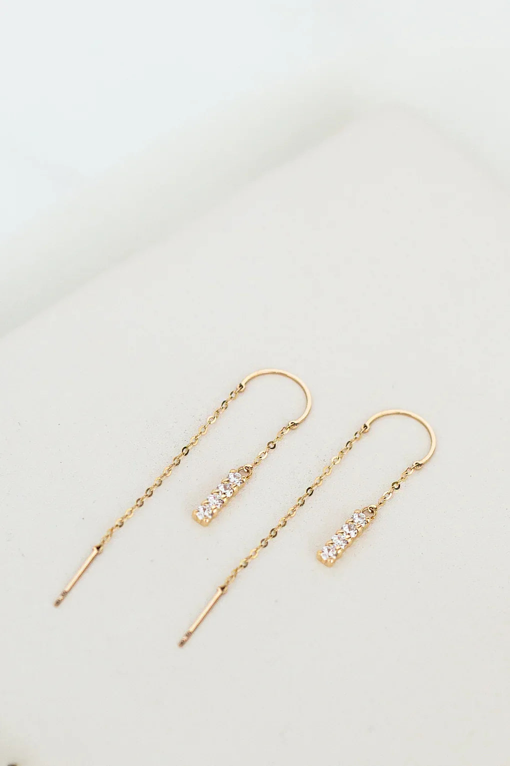 Tom Drop Earrings in 14K Gold