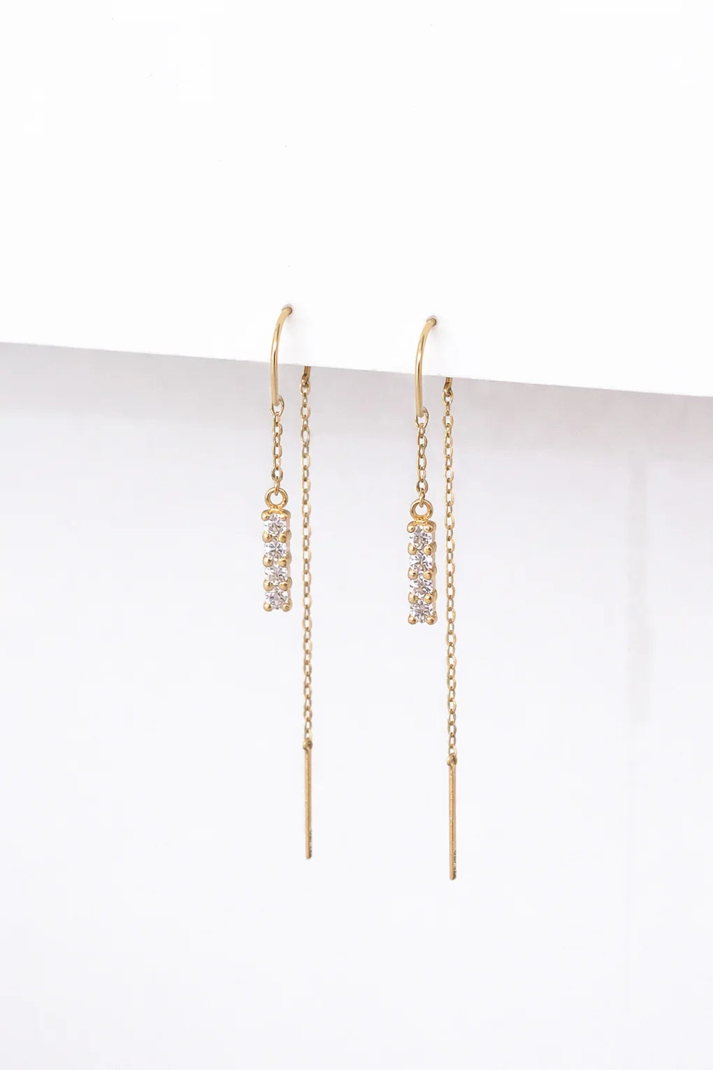 Tom Drop Earrings in 14K Gold