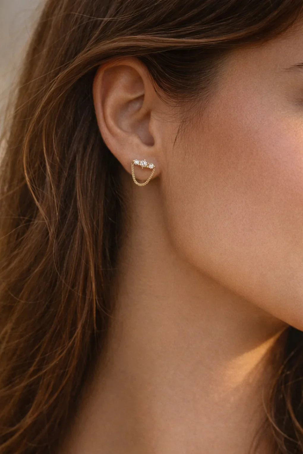 Don earrings in 14K gold