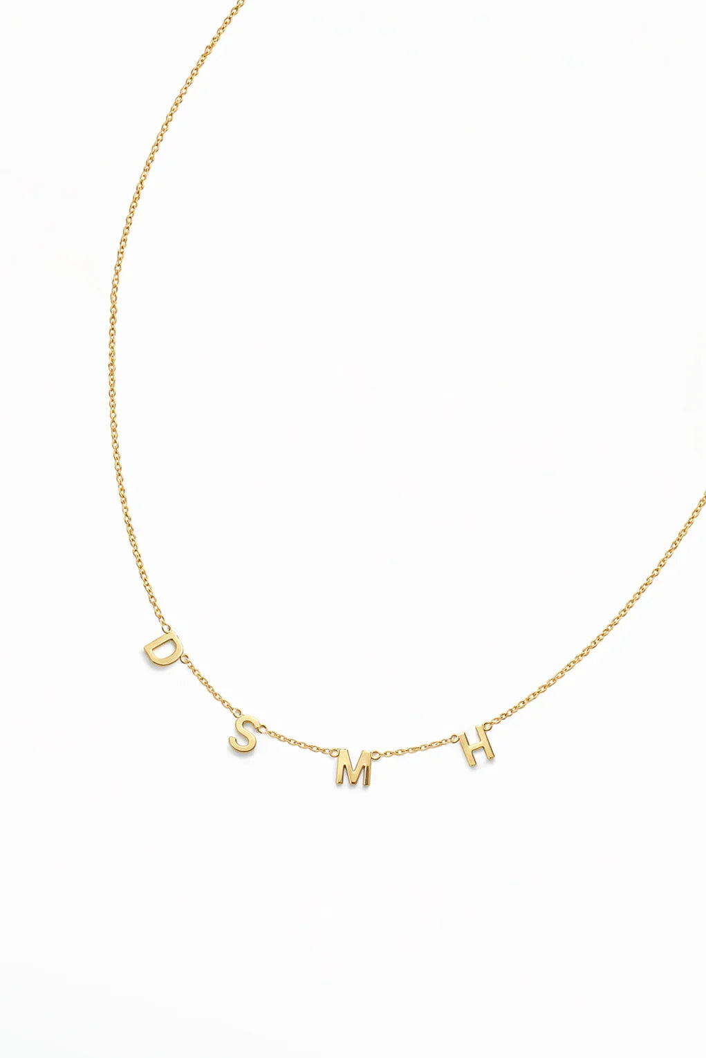 Sterling Silver 925 Initial Necklace