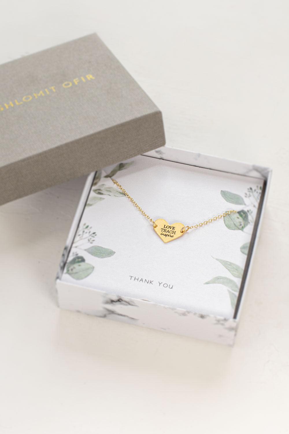 "Love Teach Inspire" bracelet