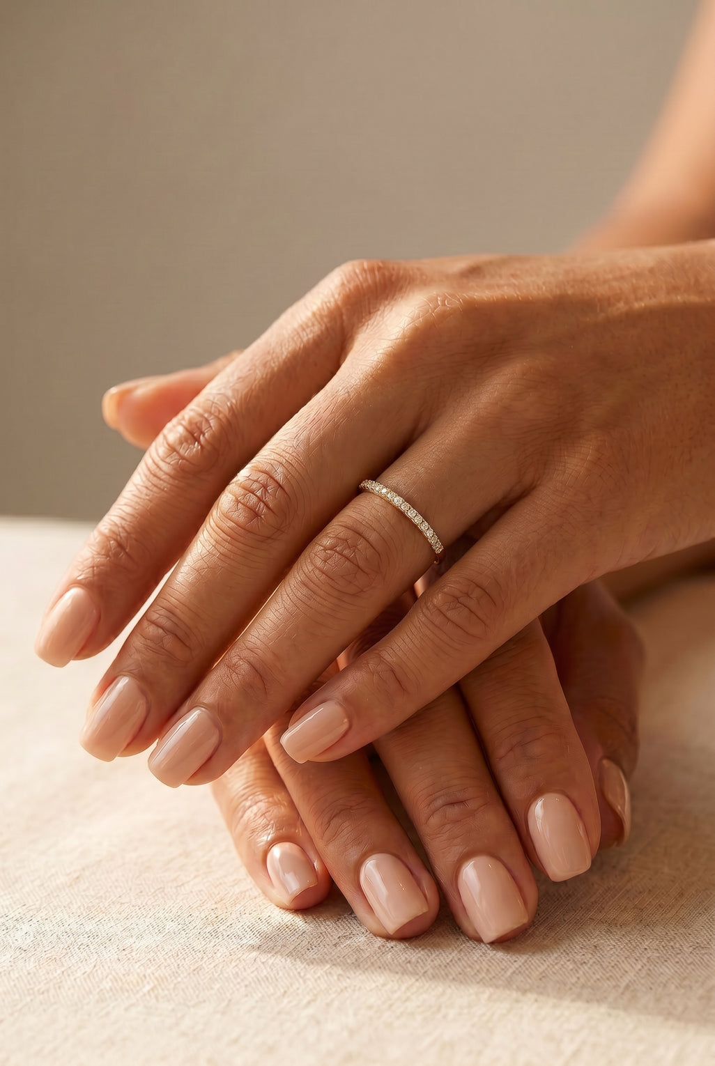 Nur ring in 14K gold and Diamonds