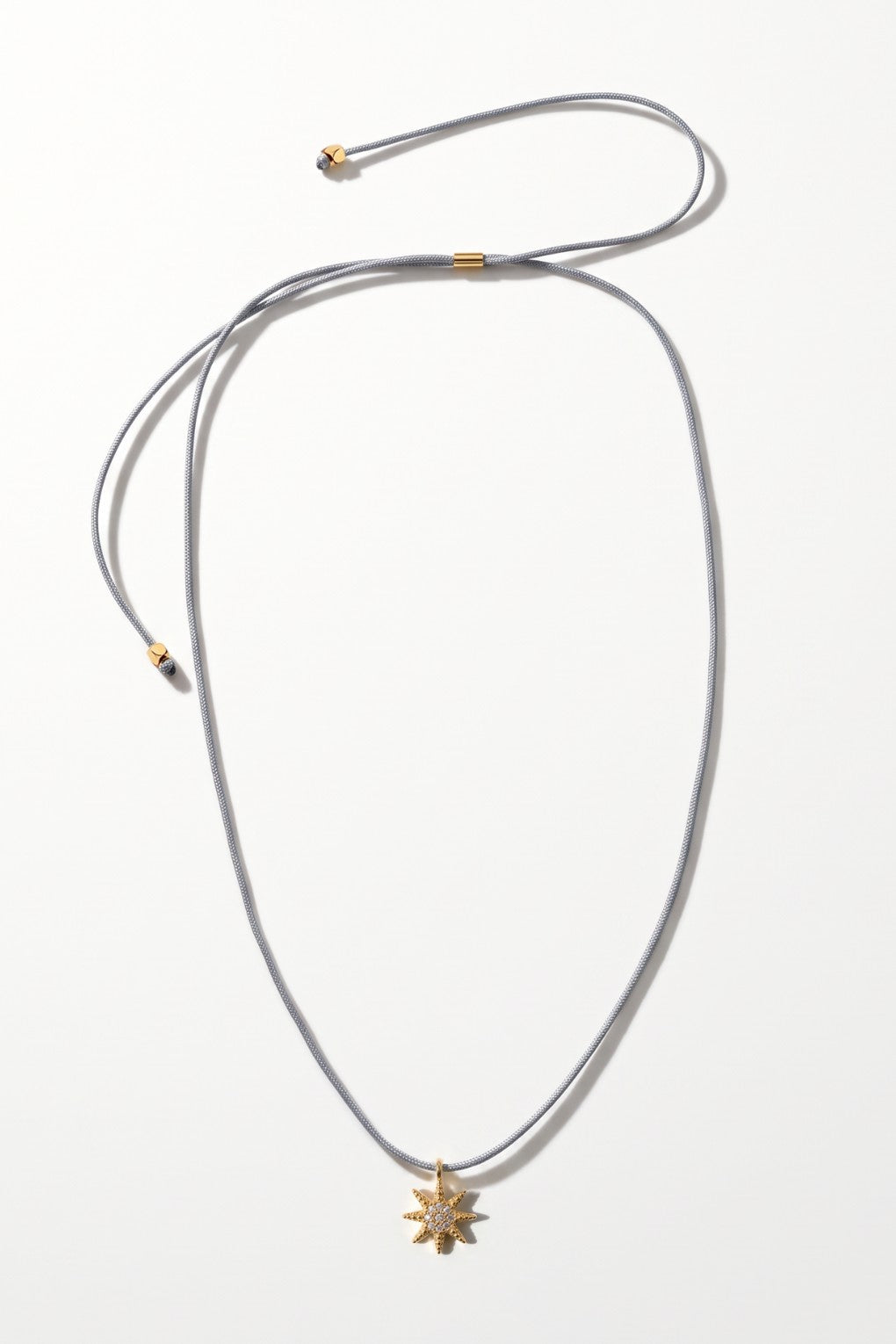 Star Pendant Necklace on colored cord