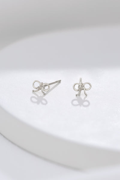 Tiny Bow Earrings