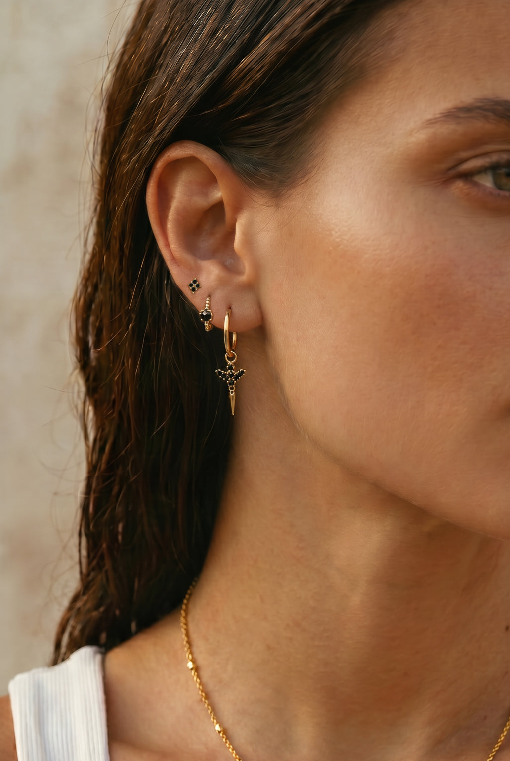 Zoe Earrings in 14K Gold