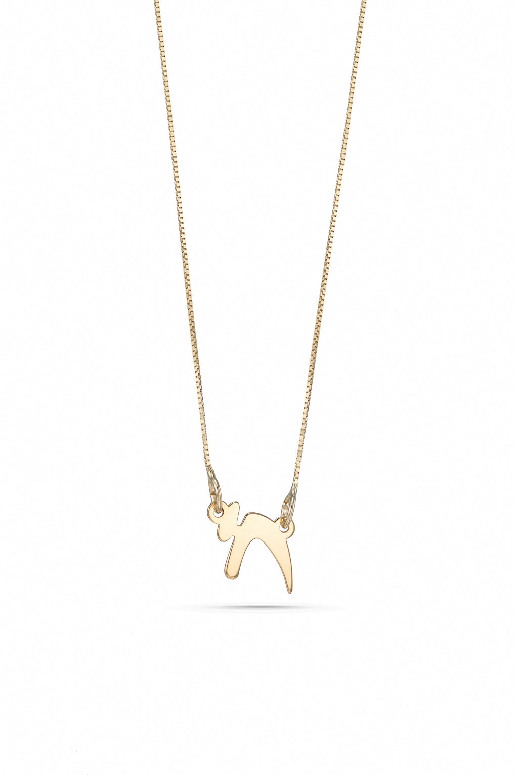 14K Gold Chai Necklace