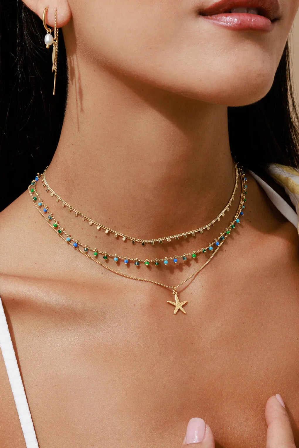 Tiny Starfish Necklace