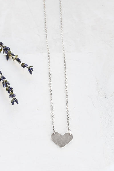 Wide Heart Necklace