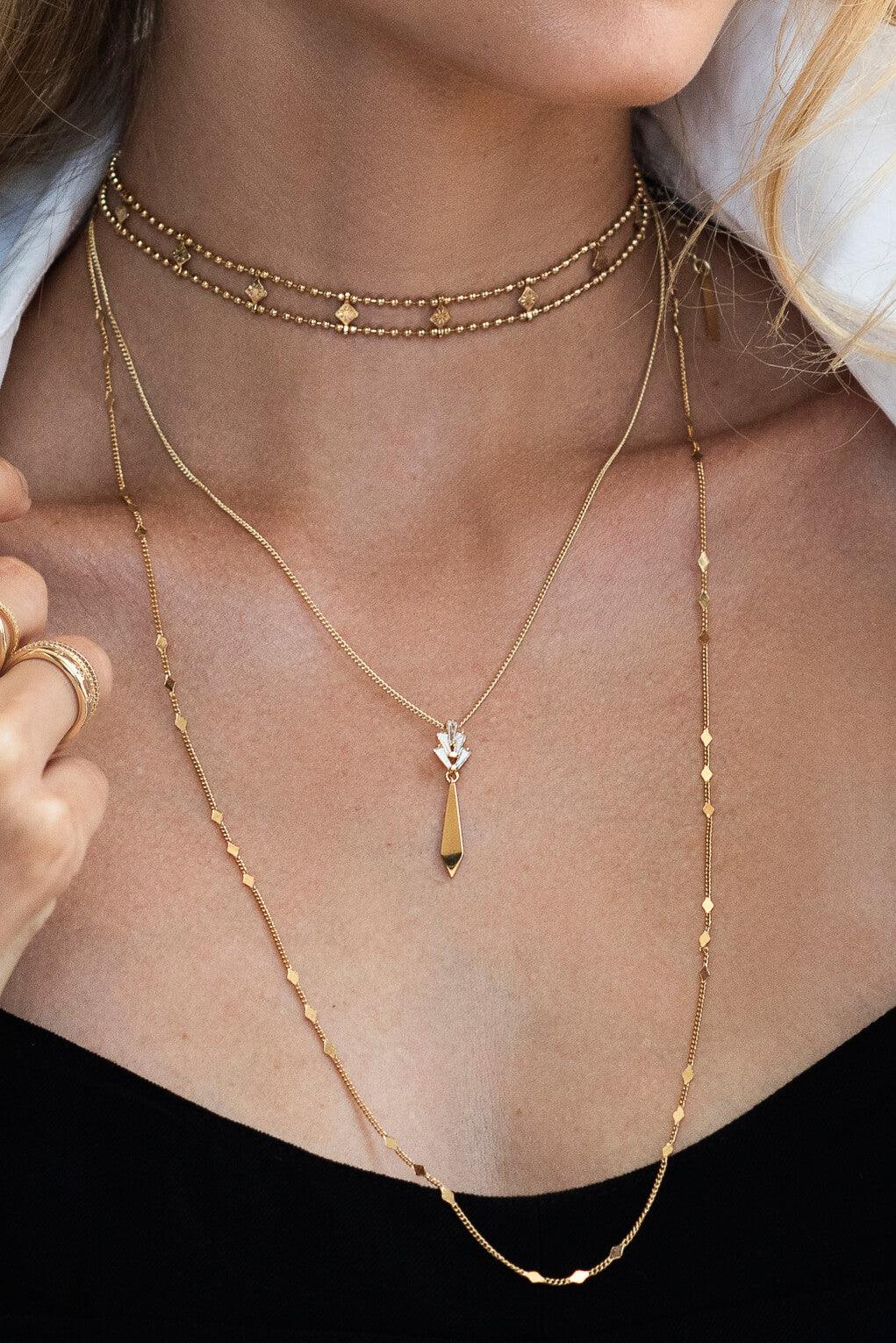 Basic Rhombus Necklace