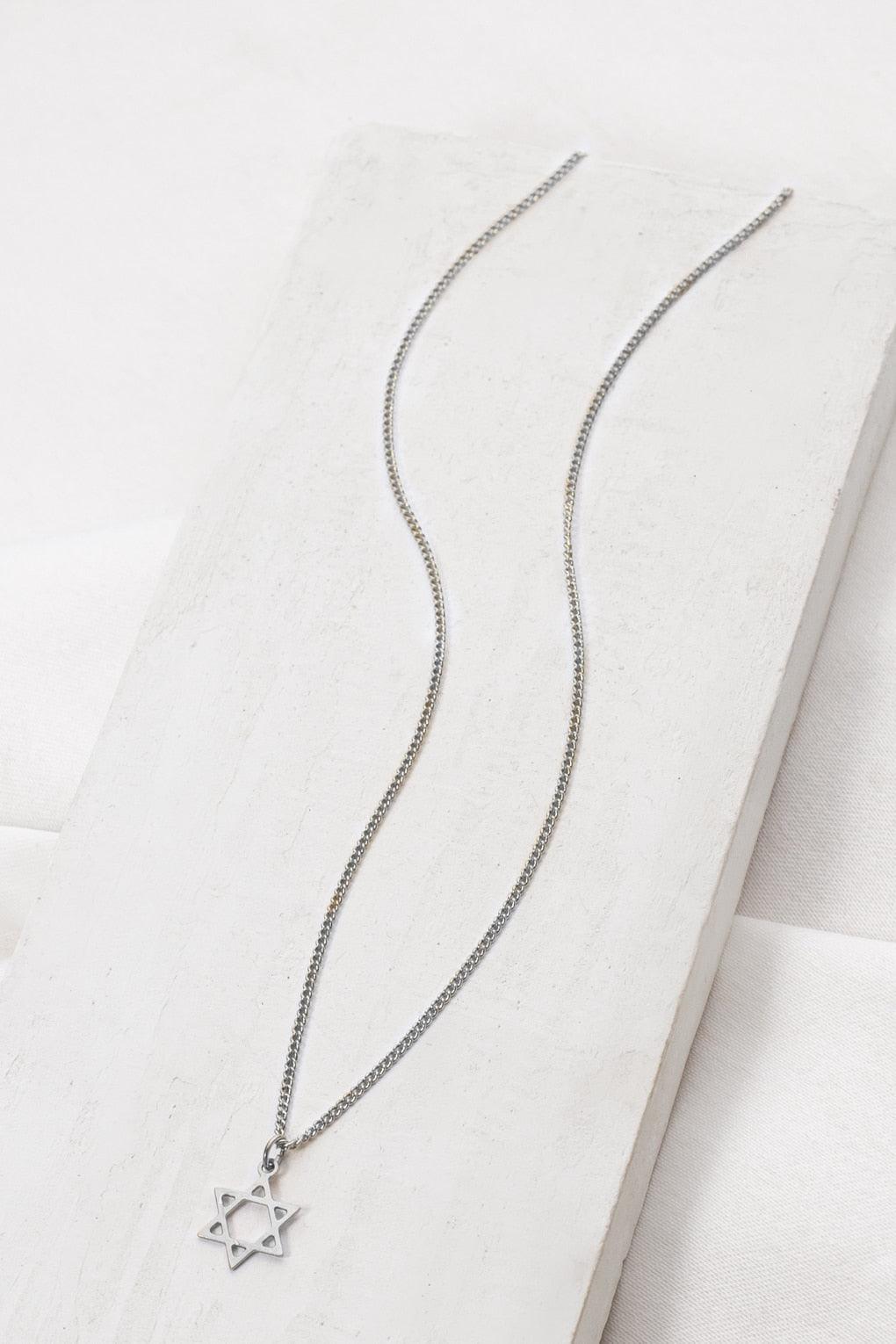 Tiny Star of David Necklace