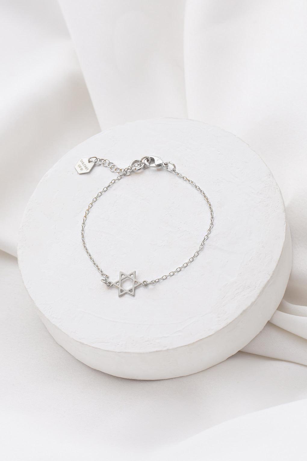 Tiny Star of David Bracelet