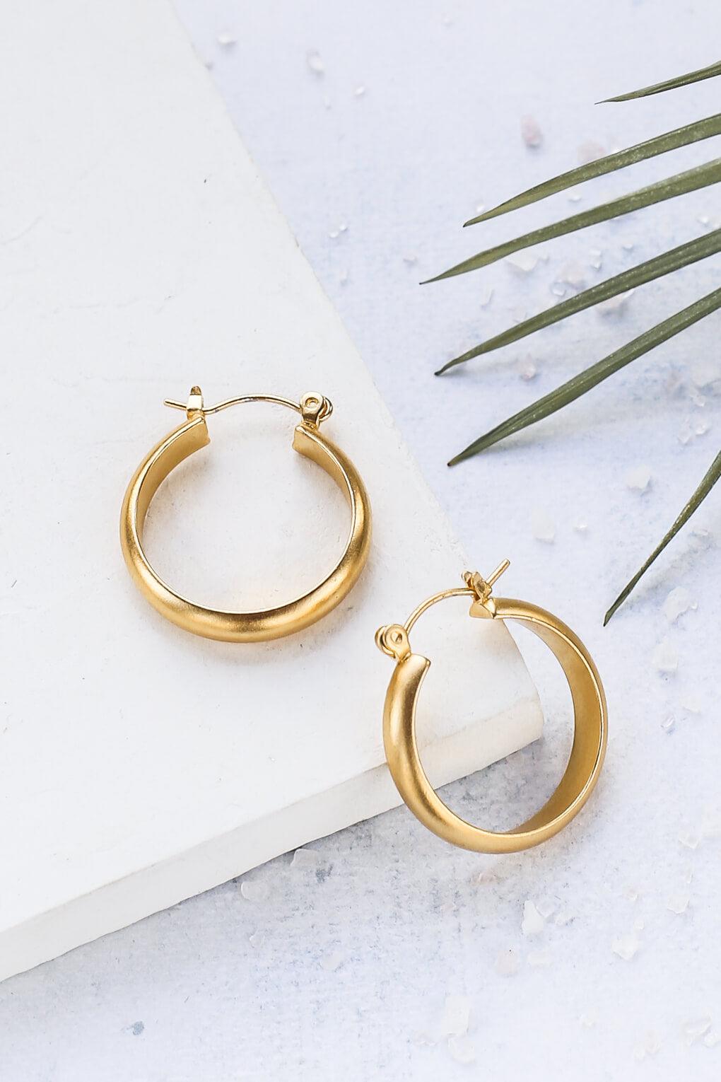 Chunky Hoop Earrings