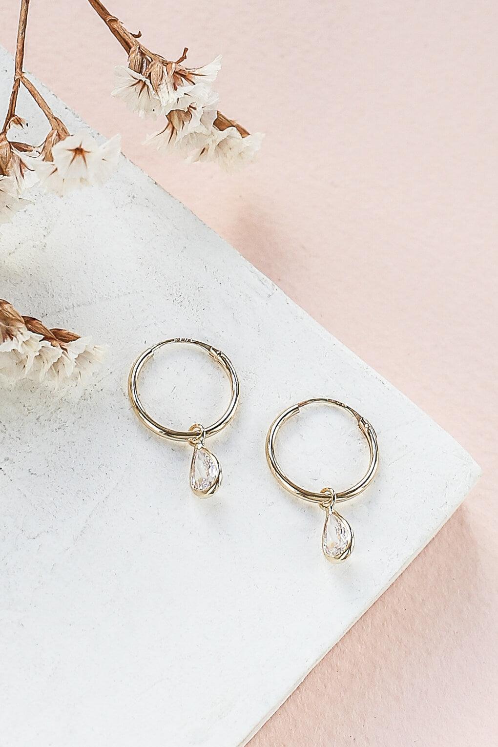 Lee Earrings in 14K gold