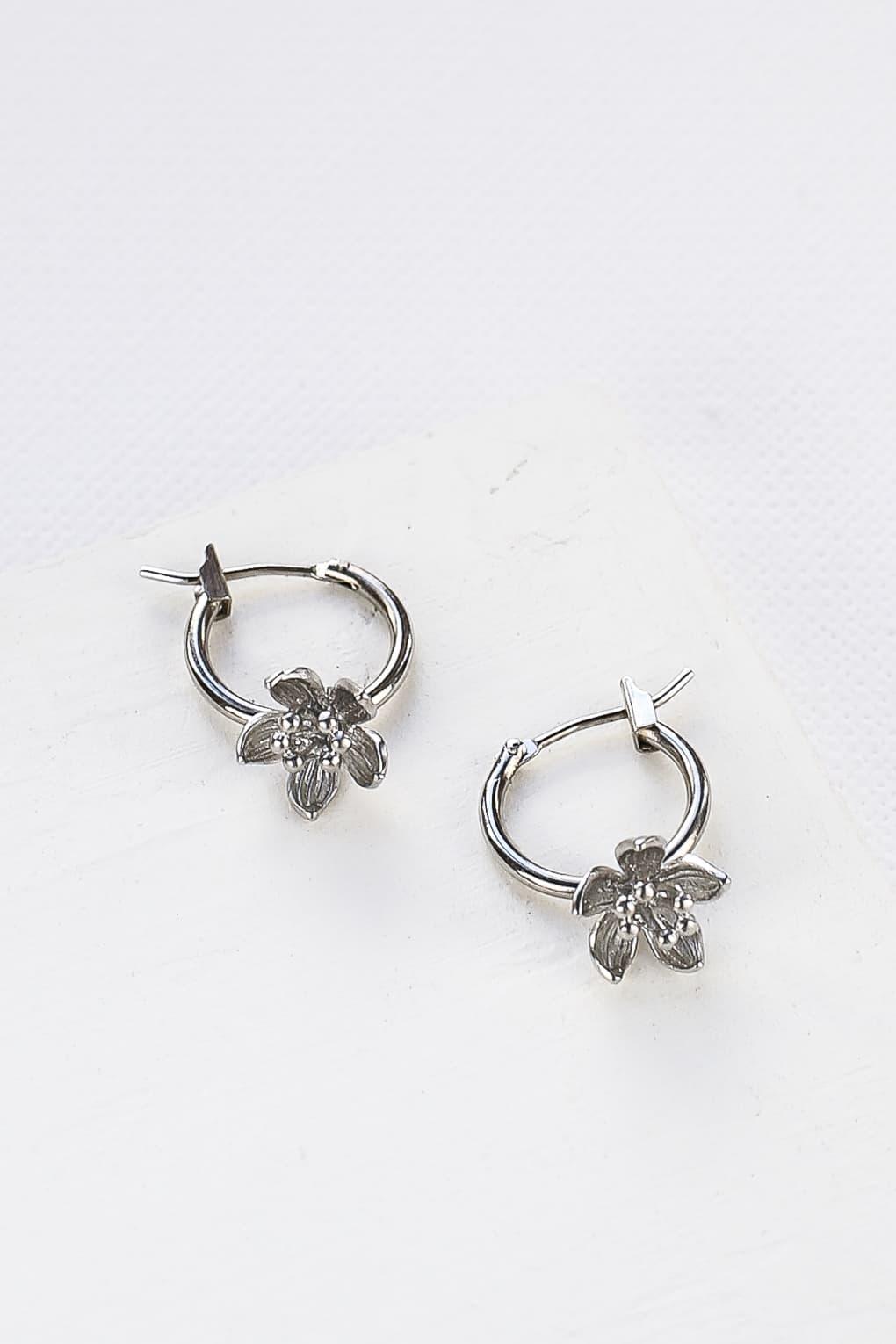Blossom Hoop Earrings