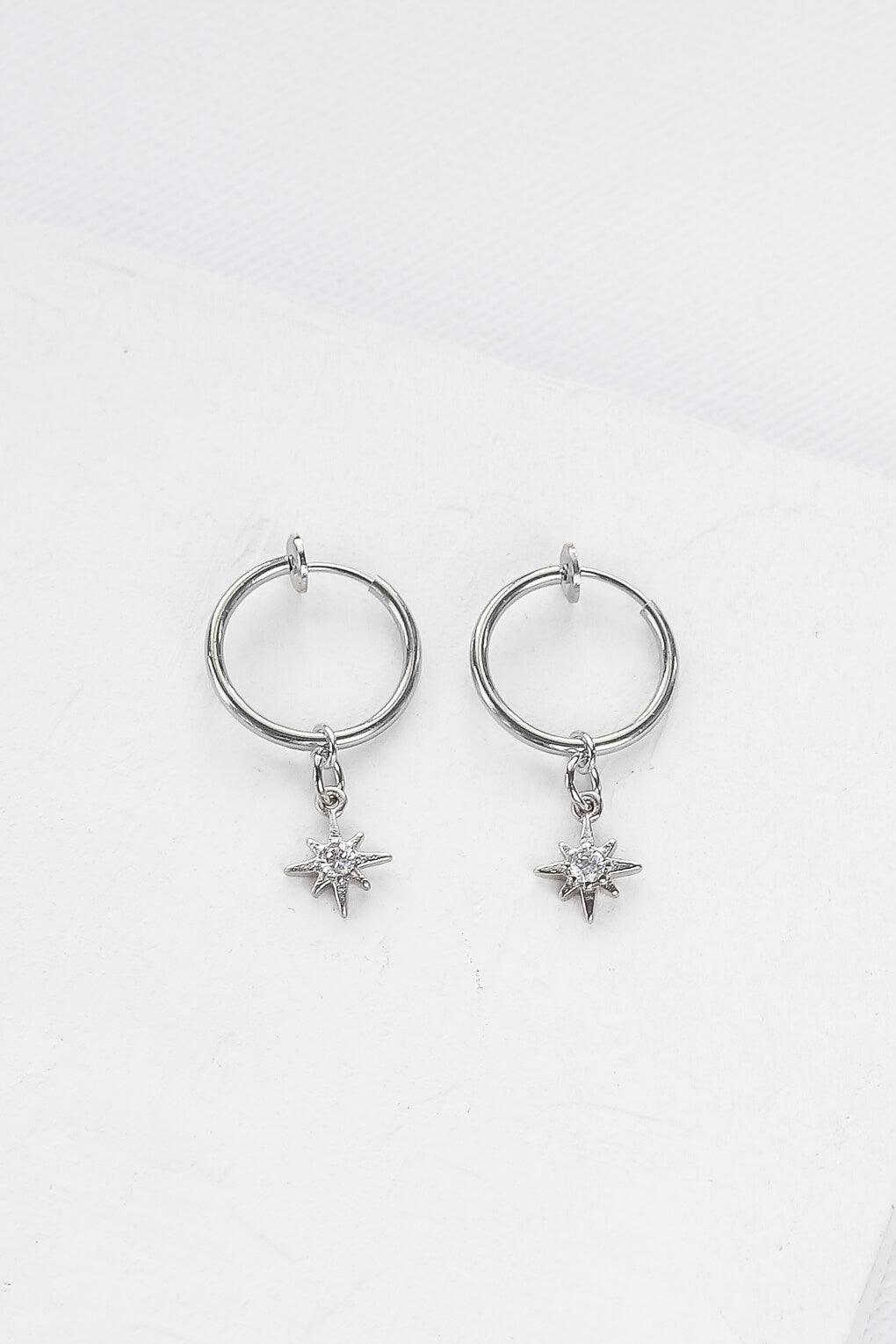 Mythos Clip-On Hoop Earrings