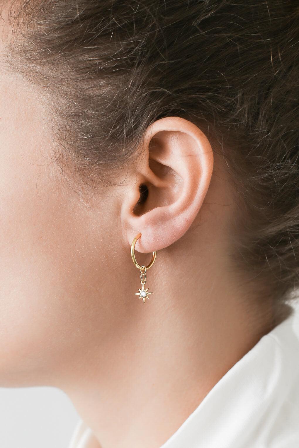 Mythos Clip-On Hoop Earrings