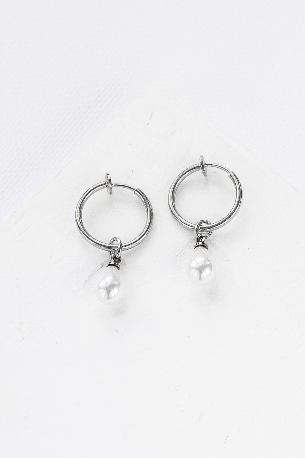 Caroline Clip-On Hoop Earrings