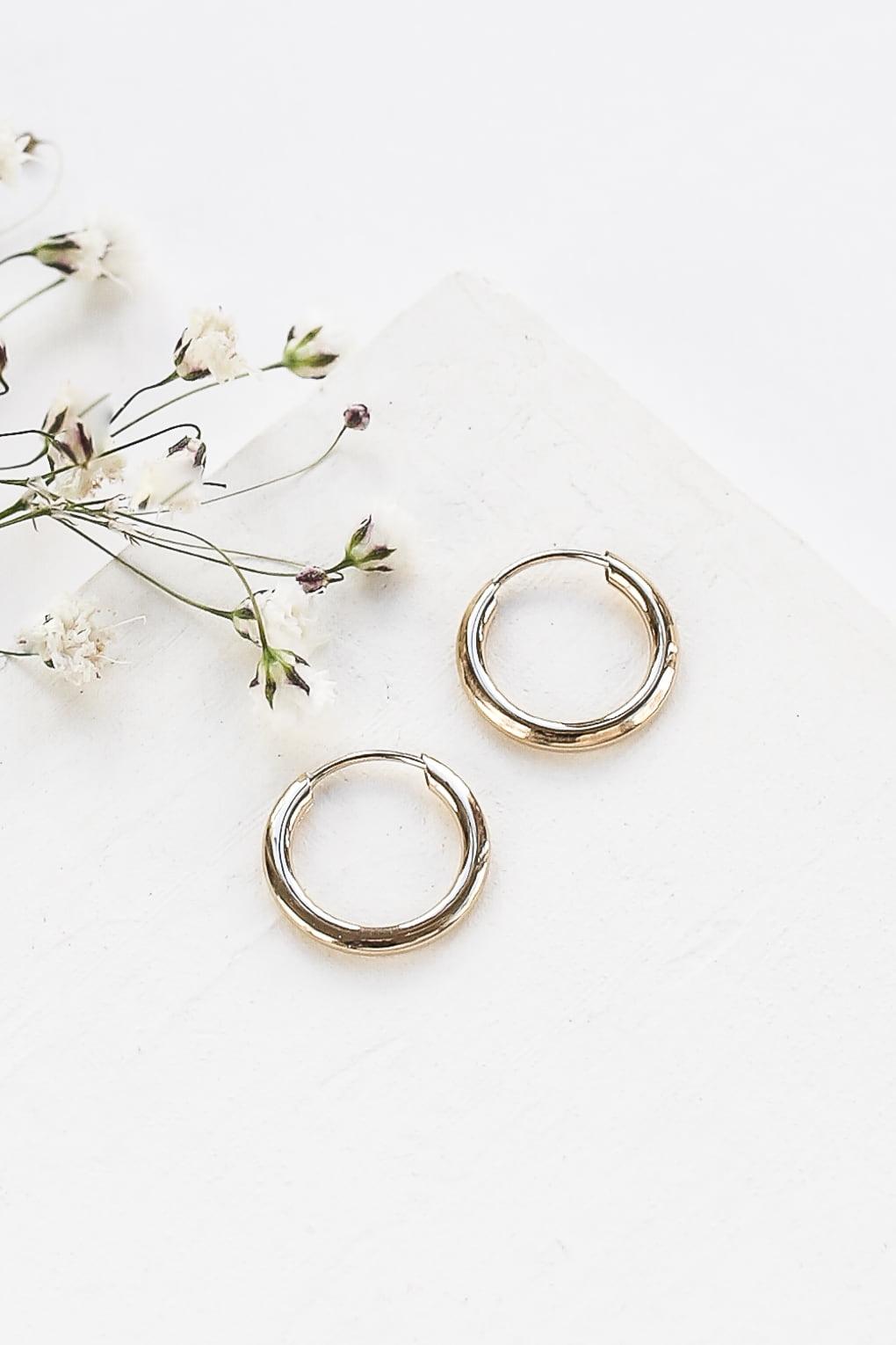 Conor Earrings in 14K gold