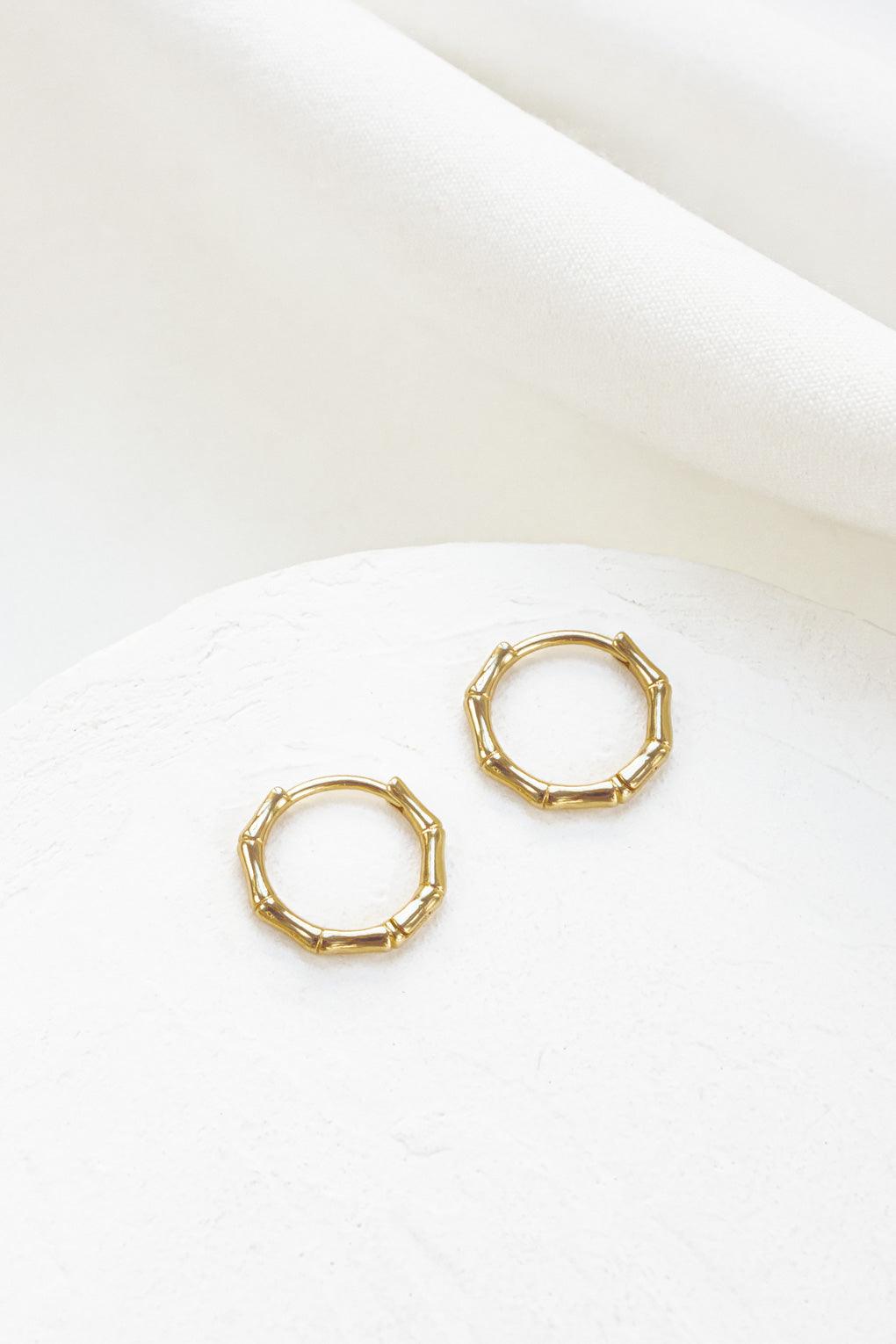 Tiny Bamboo Earrings