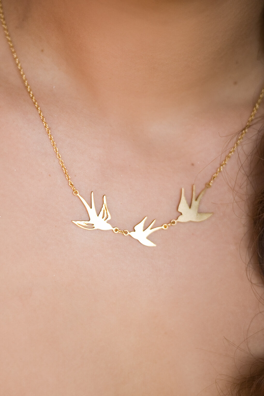 Bird Trio Necklace