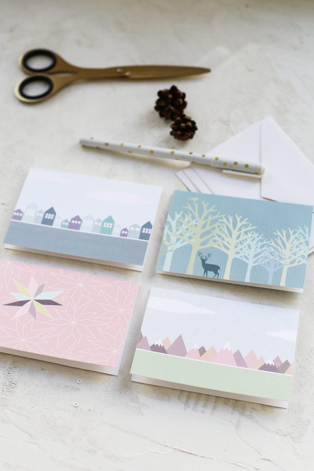 Scandinavian Design Note Cards Set