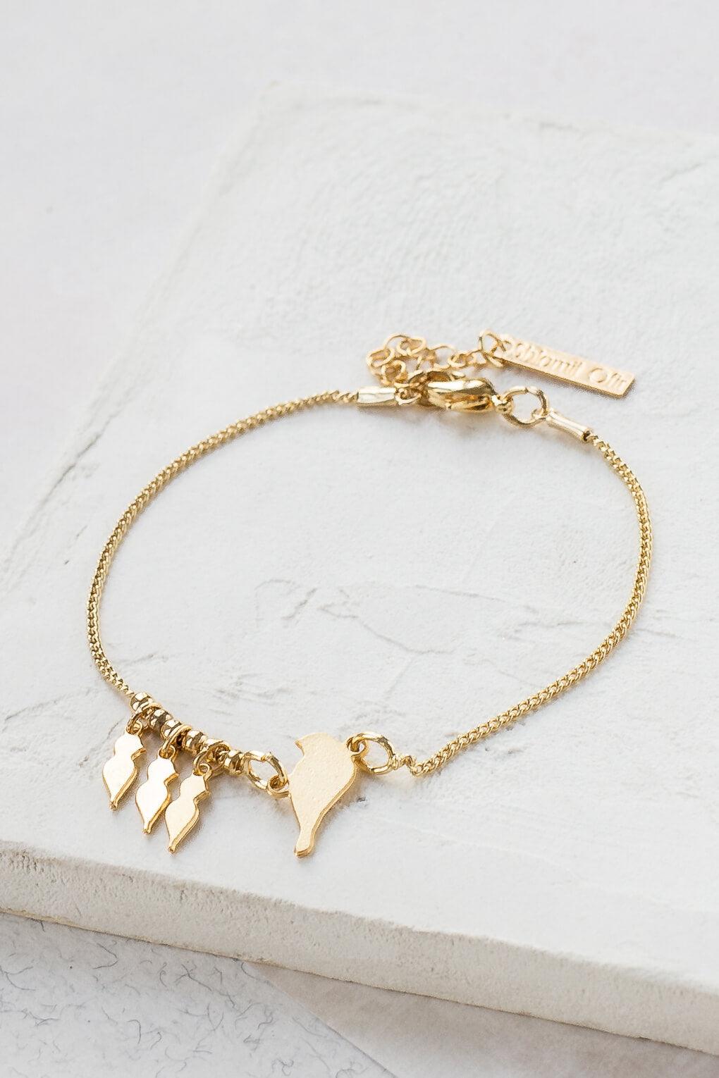 Baby bird bracelet