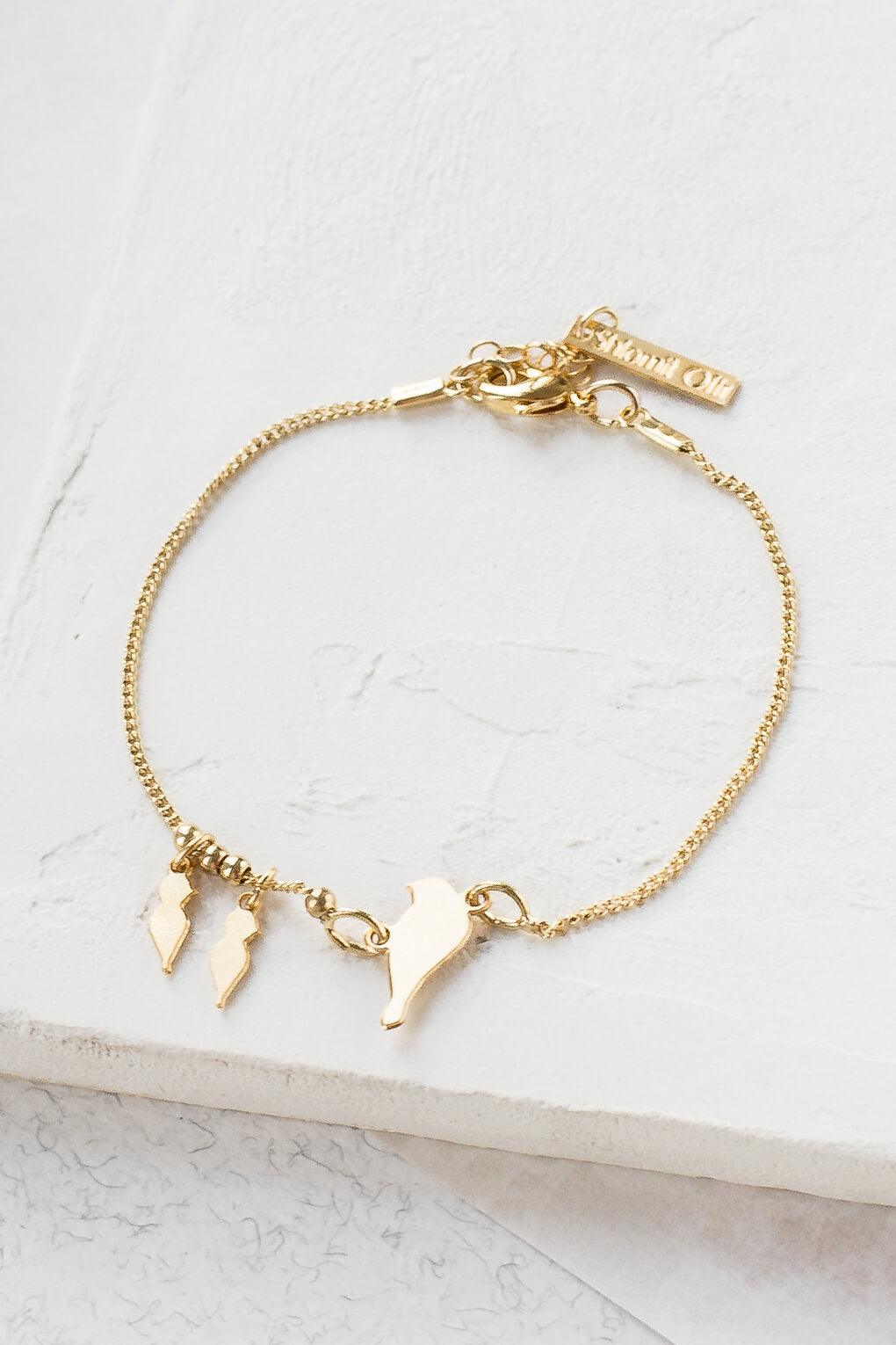 Baby bird bracelet