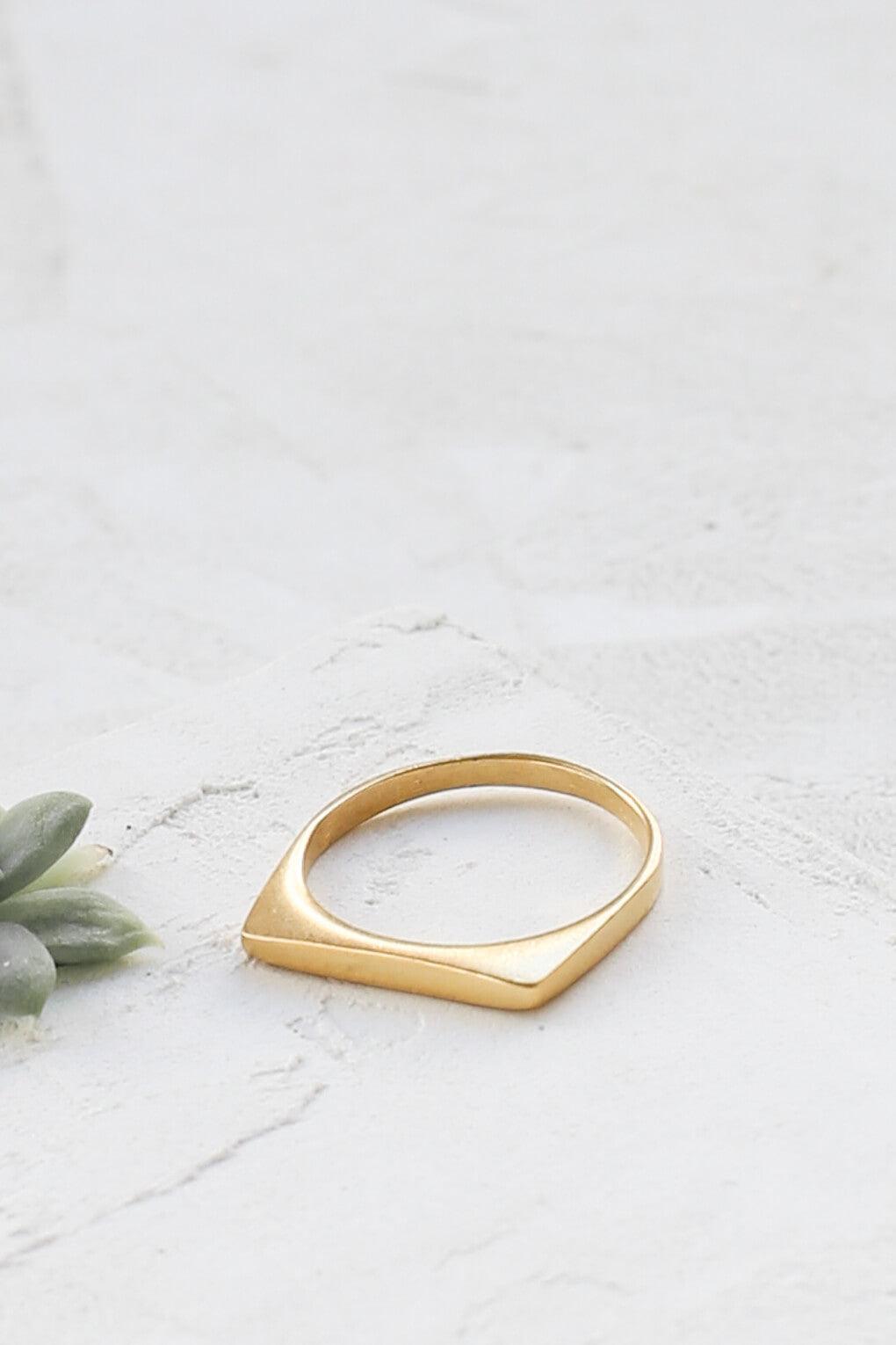 Casting Flat Smooth Ring