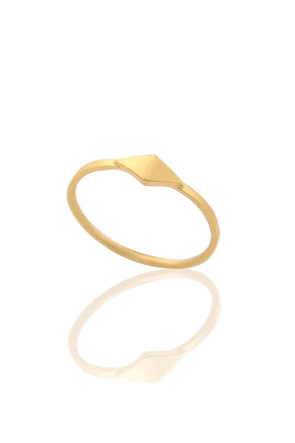 14K Gold RHOMBUS RING