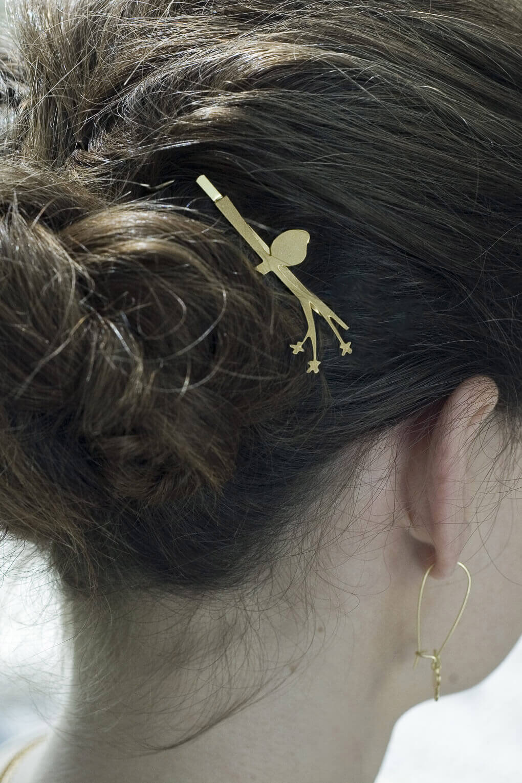 Bird on a Blooming Branch Hair Pin