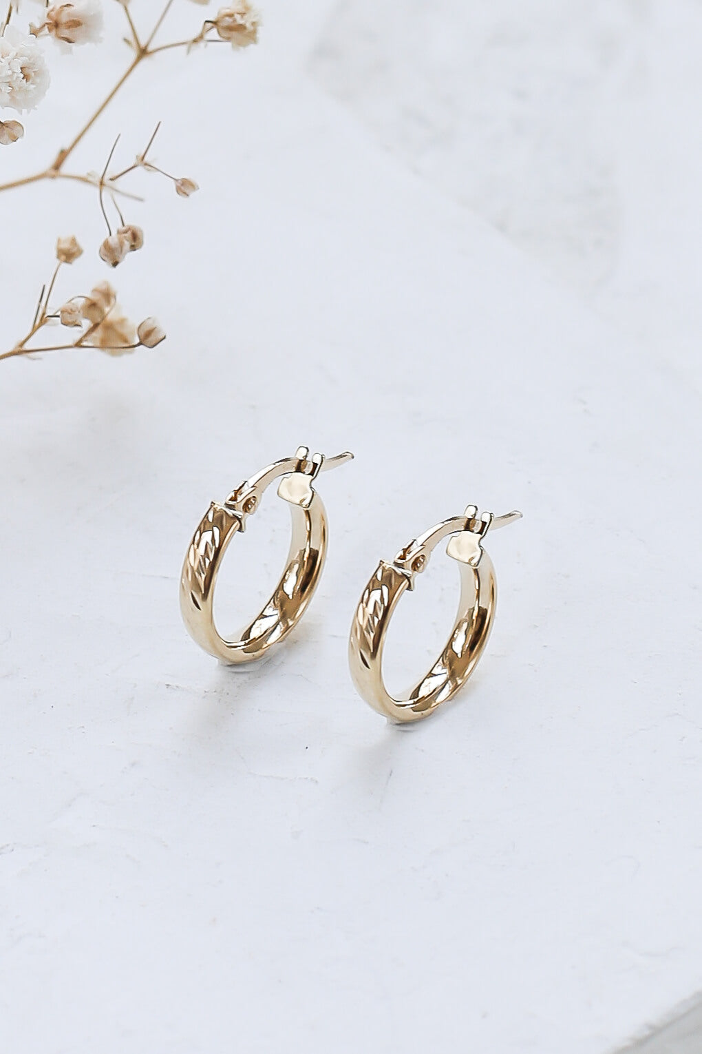 Cassie Earrings in 14K gold