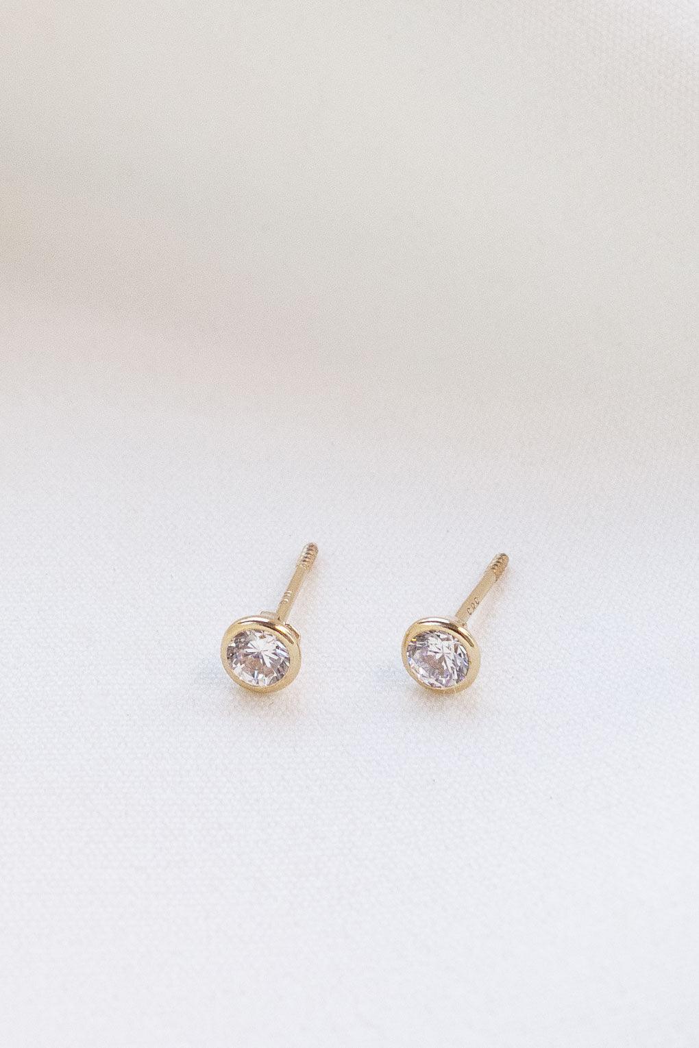 Leah Earrings in 14K Gold