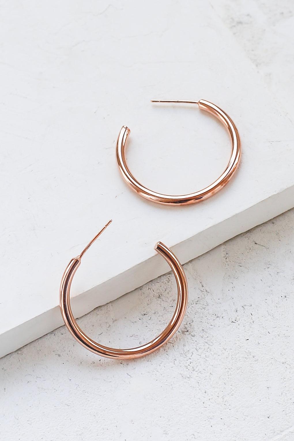 Large Basic Hoop Earrings