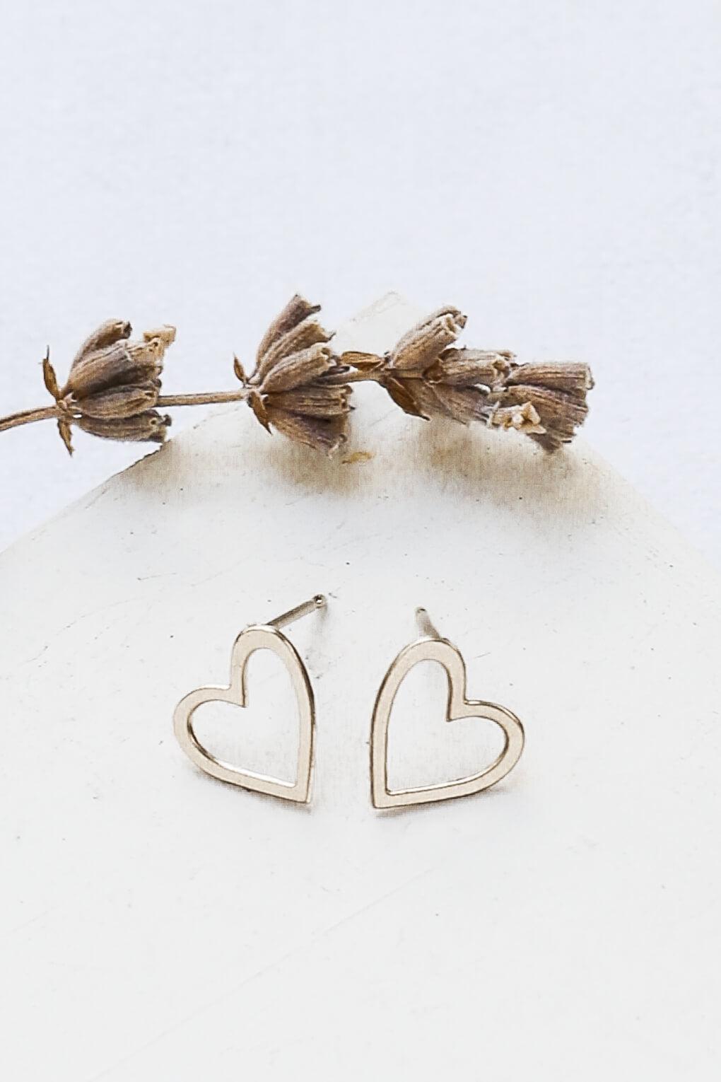 Hollow Heart Earrings