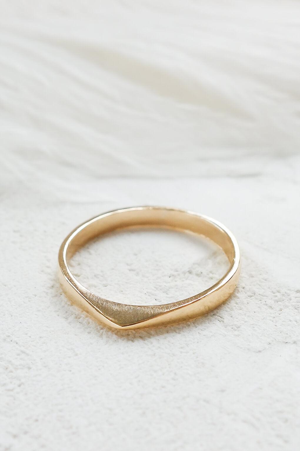 14K Gold Succulent Ring