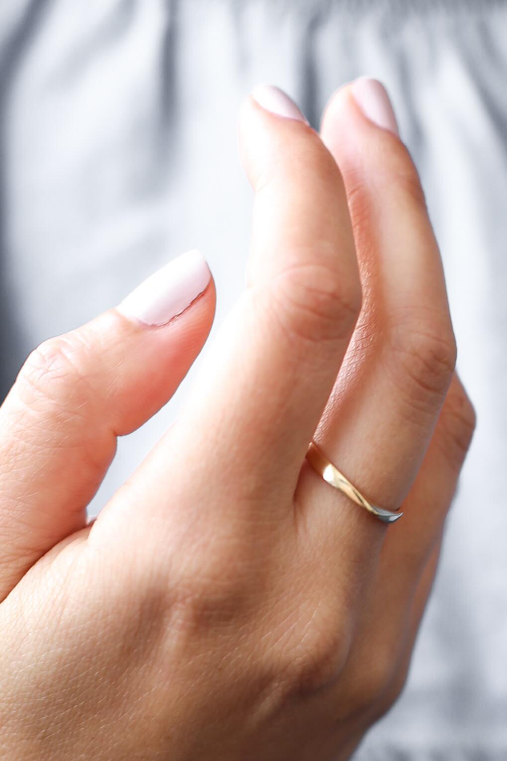 14K Gold Succulent Ring